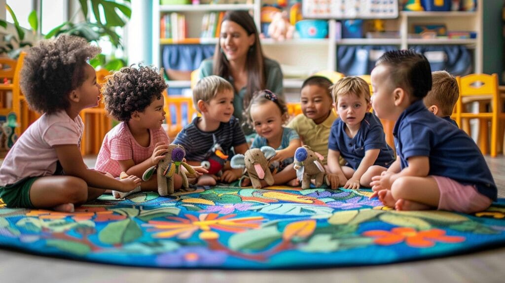 Dedicated Care Givers With Kids