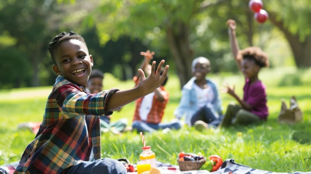Joyful Family Picnic