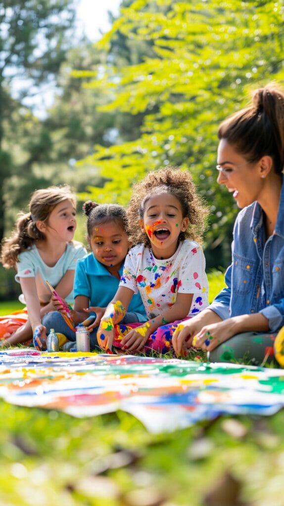 Joyful Family Time Out Doors