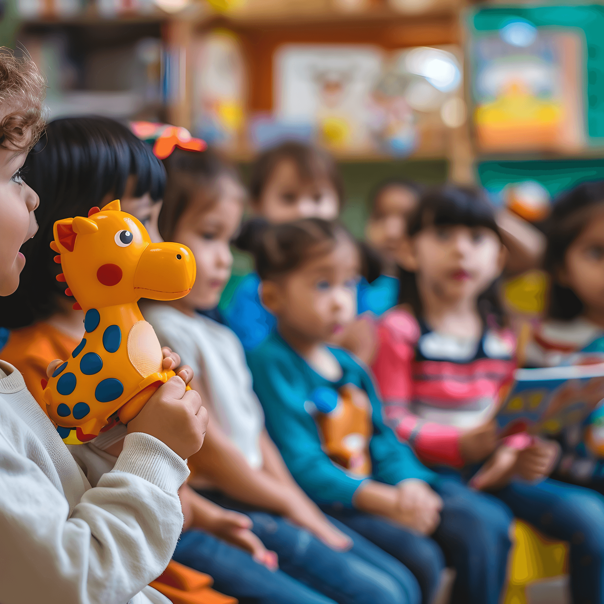 Kids Story Time On Chairs